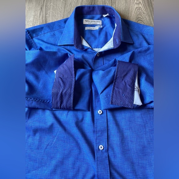 Nick Graham Everywhere  , Stretch modern fit button-down shirt. - Picture 5 of 8